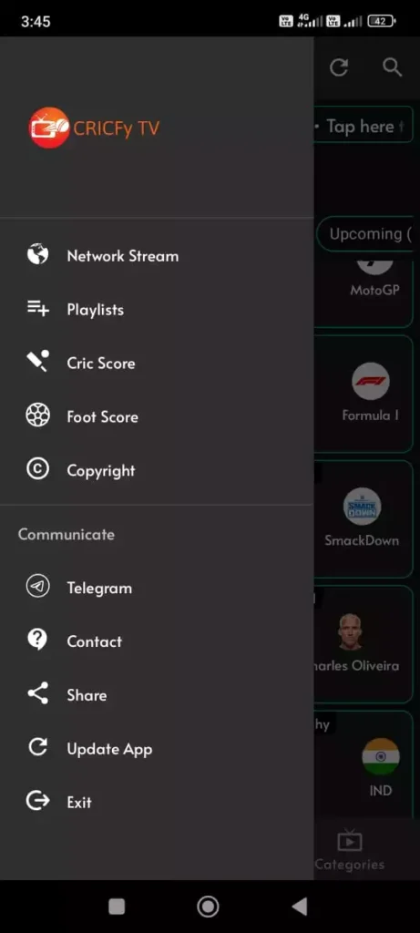 App setting and Update