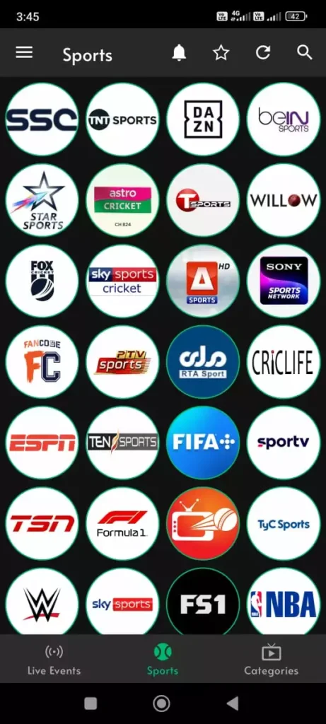 TV Channels